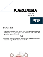 Choriocarcinoma: Ahsan Tariq Roll No. 125