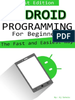 Android Programming For Beginners