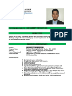 Quantity Surveyor CV