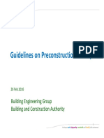 Guidelines On Preconstruction Survey PDF