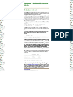 Bgim - Maximum Likelihood Estimation Primer