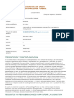 Psicopatología Forense Uned Criminologia