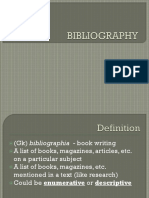 Bibliography