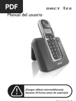 Manual Telefono Phillips Dect 122