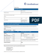 Oonclaim Form Uhcvision