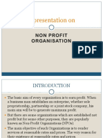 A Presentation On NPO