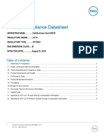 Dell Docking Station Wd15, K17a, K17a001, Dell Regulatory and Environmental Datasheet