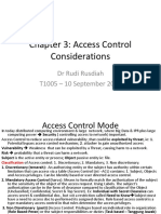 Chapter 3 Access Control Consideration 19 Mar 2016