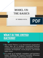 Model UN: The Basics: By-Bhimika Goyal