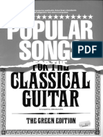 POPULAR SONGS For The Classical Guitar (Arr Zaradin) (Chitarra) .Compressed PDF