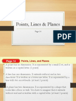 1.3 Points, Lines and Planes