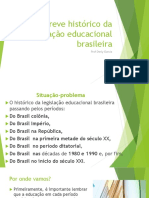 Breve Histórico Da Legislação Educacional Brasileira (Salvo Automaticamente)