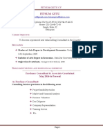 Fitsum Getu Feyissa CV PDF