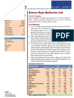 Amara Raja Batteries LTD: 1Q FY11 Results