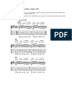 A Mixolydian Scale Blues Guitar Riff