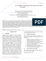 Design and Implementation of JAMB Computer-Based Test System With Voice Command