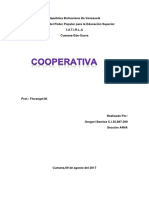 Acta Constitutiva de Una Cooperativa y Sus Partes