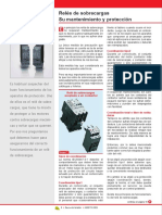 36 - 8 Relés de Sobrecargas. Su Mantenimiento y Protección PDF