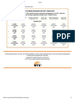 Schedule of Graduate Assessment Test (GAT™ Subject) 2017