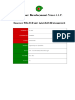 PR-1078 - Hydrogen Sulphide Management Procedure