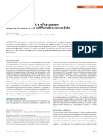 The Physical Chemistry of Cytoplasm and Its Influence On Cell Function: An Update