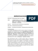 Especificaciones Técnicas Pistas y Veredas