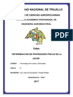 Informe Tecnologuia de Leches y Derivados