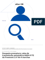 Desgaste Prematuro - Caixa de Transmissão Automática A604 41TE Da Freemont 2