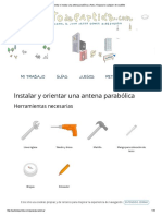 Cómo Orientar e Instalar Una Antena Parabólica A Astra, Hispasat o Cualquier Otro Satélite