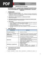 Asistente Legal Asistente I para La Subdirección de Evaluación de La Calidad Ambiental Coordinación de Monitoreo y Vigilancia Ambiental