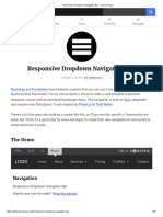 Responsive Dropdown Navigation Bar - Tania Rascia