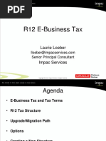 R12 E-Business Tax: Laurie Loeber