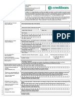 Autorização de Debito Credibom