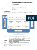 Stage Area and Basics Notes