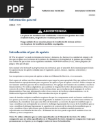 Extracto Especificaciones Pares de Apriete (SSNR3130-15)