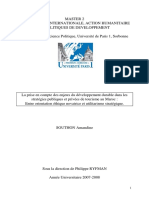 Enjeux Du Dév Durable Au Maroc