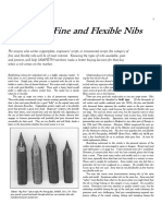 A Look at Fine and Flexible Nibs: by Bob Hurford