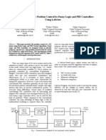 Real-Time DC Motor Position Control by Fuzzy Logic and PID Controllers Using Labview