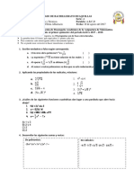 1 Quimestre - 1 Bach MATEMATICAS 2