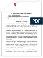 4.1 Objetivos Estrategicos de La Empresa