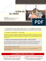 La Corrupción en El Perú