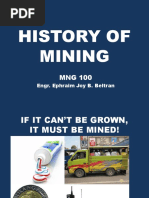 History of Mining