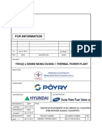 MD1-0-T-060-05-00614-A Method Statement For Chemical Cleaning (Pre-Boiler Alkali Cleaning) PDF