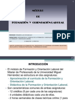 Módulo de Formación y Orientación Laboral