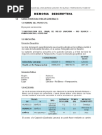 Memoria Descriptiva Baños