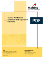 Axens Portfolio of Selective Hydrogenation Catalysts - Imp - Recto