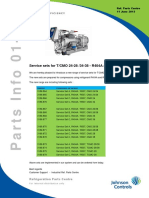 Service Sets For T/CMO 24-28 /34-38 - R404A and R507.: Refrigeration Parts Centre