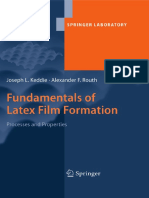 (Joseph Keddie, Alexander F. Routh) Fundamentals of Latex Film Formation