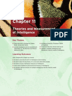 Theories and Measurement of Intelligence