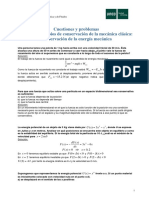 Problemas Resueltos Tema 2a Conservación de La Energía Mecánica